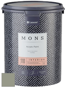 MONS INTERIOR PAINT – 100% акриловая глубоко матовая краска, 3% блеска цвет NCS S 4010-G50Y 