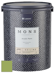 MONS CEILING PAINT – Aбсолютно матовая потолочная краска, 2% блеска цвет NCS S 2050-G40Y 