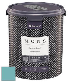 MONS PREMIUM PAINT – 100% акриловая интерьерная краска с шелковистым матовым блеском цвет NCS S 2030-B30G 