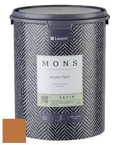 MONS SATIN PAINT – 100% акриловая полуматовая краска, 12% блеска цвет NCS S 3060-Y30R 