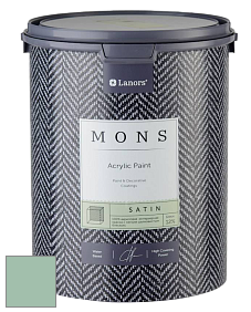 MONS SATIN PAINT – 100% акриловая полуматовая краска, 12% блеска цвет NCS S 2020-G 