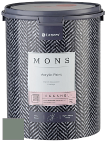 MONS EGGSHELL PAINT – 100% акриловая шелковисто-матовая краска, 7 % блеска цвет NCS S 5010-G10Y 
