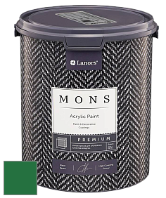 MONS PREMIUM PAINT – 100% акриловая интерьерная краска с шелковистым матовым блеском цвет NCS S 3560-G10Y 
