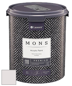 MONS PREMIUM PAINT – 100% акриловая интерьерная краска с шелковистым матовым блеском цвет MONS 131 Розовый слон