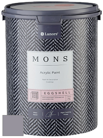 MONS EGGSHELL PAINT – 100% акриловая шелковисто-матовая краска, 7 % блеска цвет NCS S 4010-R50B 