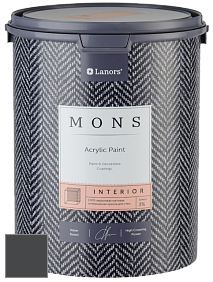 MONS INTERIOR PAINT – 100% акриловая глубоко матовая краска, 3% блеска цвет NCS S 8502-B 