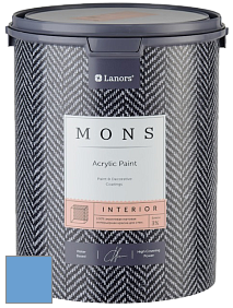 MONS INTERIOR PAINT – 100% акриловая глубоко матовая краска, 3% блеска цвет NCS S 1550-R80B 