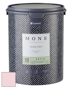 MONS SATIN PAINT – 100% акриловая полуматовая краска, 12% блеска цвет NCS S 0515-R10B 