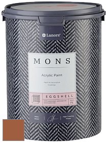 MONS EGGSHELL PAINT – 100% акриловая шелковисто-матовая краска, 7 % блеска цвет NCS S 4050-Y50R 