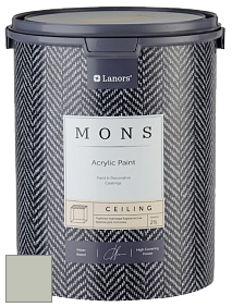 MONS CEILING PAINT – Aбсолютно матовая потолочная краска, 2% блеска цвет NCS S 1555-R90B 