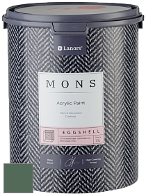 MONS EGGSHELL PAINT – 100% акриловая шелковисто-матовая краска, 7 % блеска цвет NCS S 6020-G10Y 