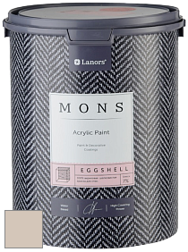 MONS EGGSHELL PAINT – 100% акриловая шелковисто-матовая краска, 7 % блеска цвет MONS 91 Папирус