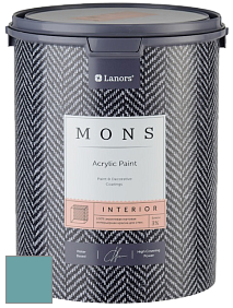MONS INTERIOR PAINT – 100% акриловая глубоко матовая краска, 3% блеска цвет NCS S 3030-B30G 