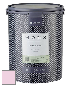 MONS SATIN PAINT – 100% акриловая полуматовая краска, 12% блеска цвет NCS S 0520-R30B 