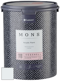 MONS EGGSHELL PAINT – 100% акриловая шелковисто-матовая краска, 7 % блеска цвет NCS S 0502-B 