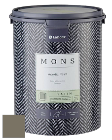 MONS SATIN PAINT – 100% акриловая полуматовая краска, 12% блеска цвет NCS S 6010-G90Y 