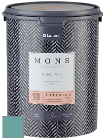 MONS INTERIOR PAINT – 100% акриловая глубоко матовая краска, 3% блеска цвет NCS S 3030-B50G 