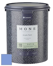 MONS SATIN PAINT – 100% акриловая полуматовая краска, 12% блеска цвет NCS S 1550-R70B 