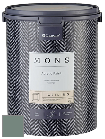 MONS CEILING PAINT – Aбсолютно матовая потолочная краска, 2% блеска цвет NCS S 5010-B90G 