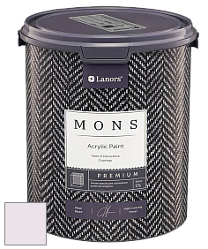 MONS PREMIUM PAINT – 100% акриловая интерьерная краска с шелковистым матовым блеском цвет NCS S 0510-R40B 