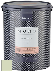 MONS INTERIOR PAINT – 100% акриловая глубоко матовая краска, 3% блеска цвет NCS S 1015-G40Y 