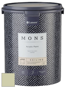 MONS CEILING PAINT – Aбсолютно матовая потолочная краска, 2% блеска цвет NCS S 1515-G60Y 