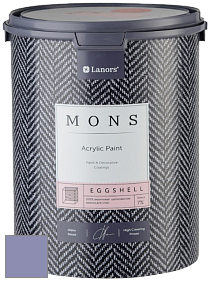 MONS EGGSHELL PAINT – 100% акриловая шелковисто-матовая краска, 7 % блеска цвет NCS S 3030-R60B 