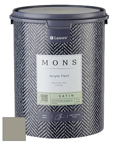 MONS SATIN PAINT – 100% акриловая полуматовая краска, 12% блеска цвет NCS S 4005-G80Y 