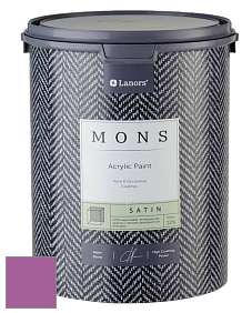 MONS SATIN PAINT – 100% акриловая полуматовая краска, 12% блеска цвет NCS S 2060-R40B 