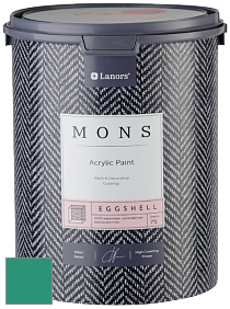 MONS EGGSHELL PAINT – 100% акриловая шелковисто-матовая краска, 7 % блеска цвет NCS S 3050-B90G 