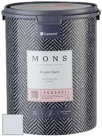 MONS EGGSHELL PAINT – 100% акриловая шелковисто-матовая краска, 7 % блеска цвет NCS S 1005-R80B 