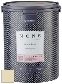 MONS EGGSHELL PAINT – 100% акриловая шелковисто-матовая краска, 7 % блеска цвет NCS S 1010-Y 