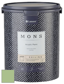 MONS CEILING PAINT – Aбсолютно матовая потолочная краска, 2% блеска цвет MONS 240 Мавра