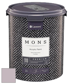 MONS PREMIUM PAINT – 100% акриловая интерьерная краска с шелковистым матовым блеском цвет NCS S 2010-R30B 