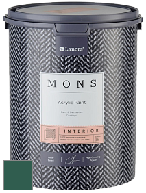 MONS INTERIOR PAINT – 100% акриловая глубоко матовая краска, 3% блеска цвет NCS S 6030-B90G 