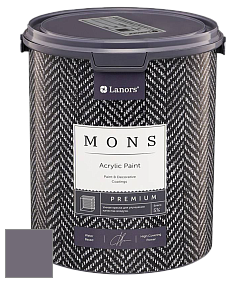 MONS PREMIUM PAINT – 100% акриловая интерьерная краска с шелковистым матовым блеском цвет NCS S 6010-R50B 