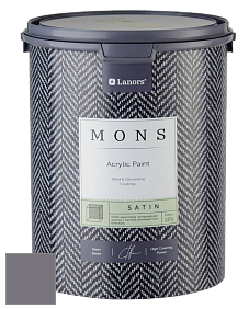 MONS SATIN PAINT – 100% акриловая полуматовая краска, 12% блеска цвет NCS S 6005-R50B 