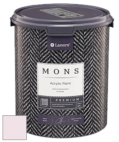 MONS PREMIUM PAINT – 100% акриловая интерьерная краска с шелковистым матовым блеском цвет NCS S 0507-R20B 