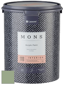 MONS INTERIOR PAINT – 100% акриловая глубоко матовая краска, 3% блеска цвет NCS S 3020-G30Y 