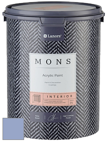 MONS INTERIOR PAINT – 100% акриловая глубоко матовая краска, 3% блеска цвет NCS S 2030-R70B 