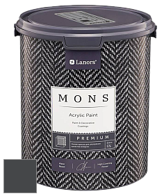 MONS PREMIUM PAINT – 100% акриловая интерьерная краска с шелковистым матовым блеском цвет NCS S 8502-B 