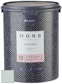 MONS EGGSHELL PAINT – 100% акриловая шелковисто-матовая краска, 7 % блеска цвет NCS S 1505-B80G 