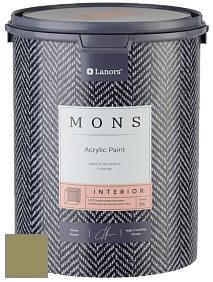 MONS INTERIOR PAINT – 100% акриловая глубоко матовая краска, 3% блеска цвет NCS S 4030-G70Y 