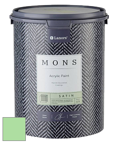 MONS SATIN PAINT – 100% акриловая полуматовая краска, 12% блеска цвет NCS S 0540-G20Y 