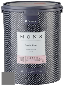 MONS EGGSHELL PAINT – 100% акриловая шелковисто-матовая краска, 7 % блеска цвет NCS S 6000-N 