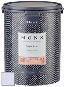 MONS INTERIOR PAINT – 100% акриловая глубоко матовая краска, 3% блеска цвет NCS S 0515-R60B 