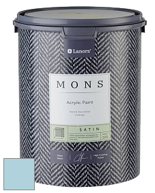 MONS SATIN PAINT – 100% акриловая полуматовая краска, 12% блеска цвет NCS S 1020-B 