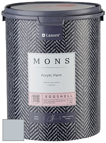 MONS EGGSHELL PAINT – 100% акриловая шелковисто-матовая краска, 7 % блеска цвет NCS S 2005-R90B 