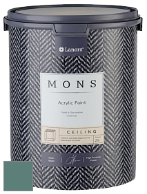 MONS CEILING PAINT – Aбсолютно матовая потолочная краска, 2% блеска цвет NCS S 5020-B70G 