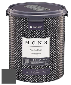 MONS PREMIUM PAINT – 100% акриловая интерьерная краска с шелковистым матовым блеском цвет MONS 90 Камень